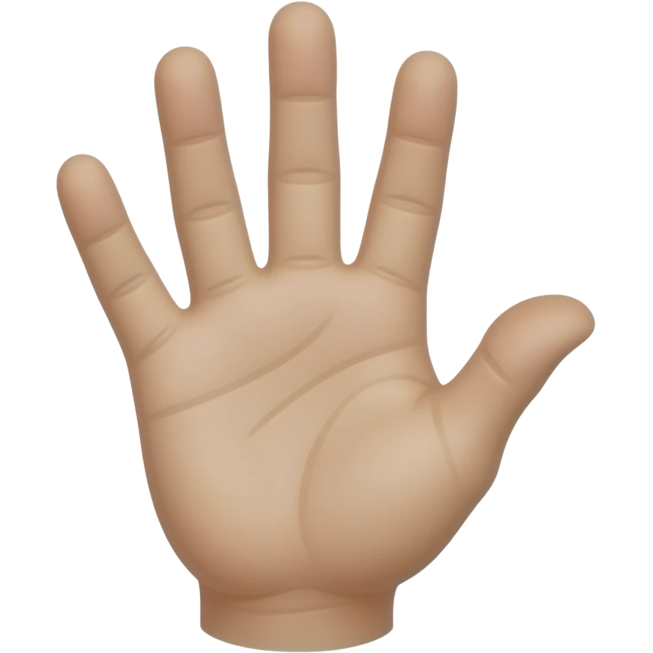 six seven hands emoji
