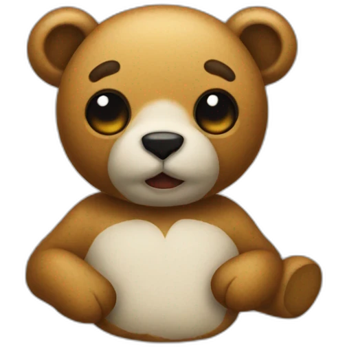Ours-squelette emoji