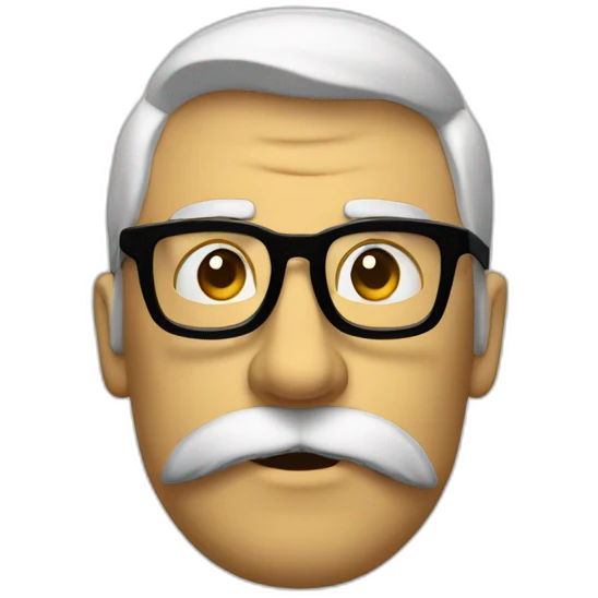 A Movi with glasses and smoke and sigma face emoji