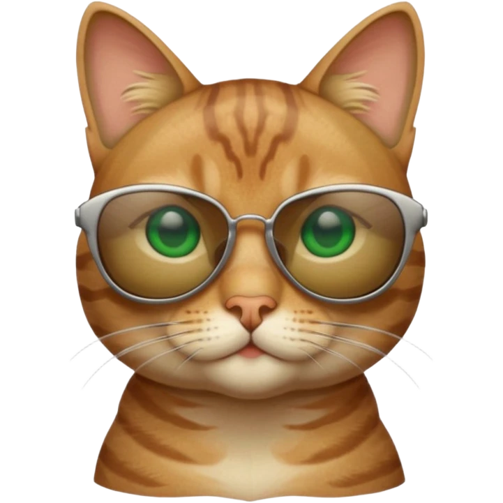 Cat wearing sunglasses emoji