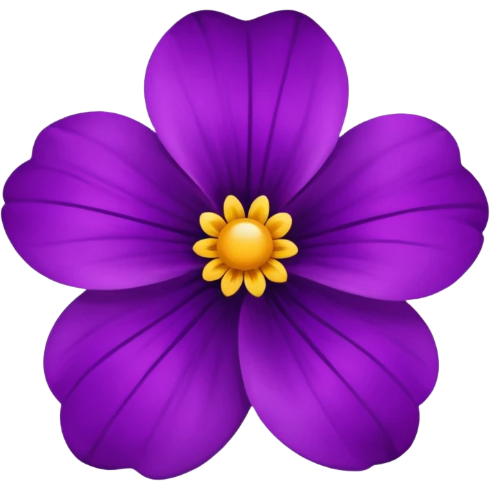 Violet flower emoji