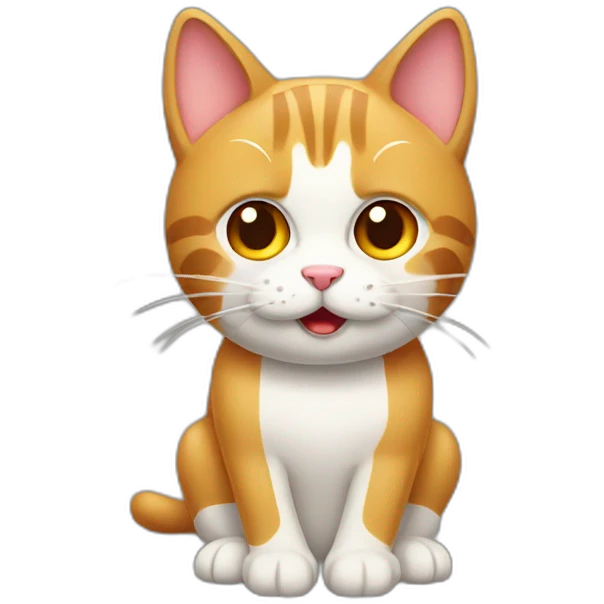 Un gato con alcool emoji
