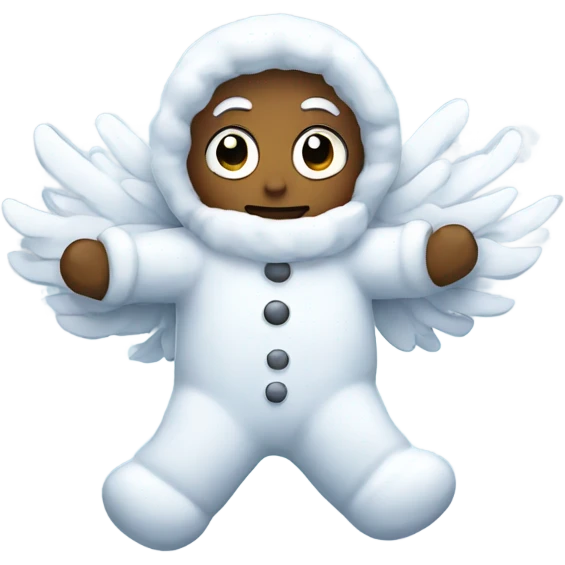 Snow angel emoji
