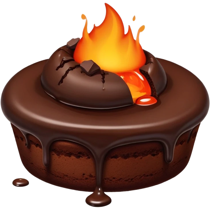 lava cake  emoji