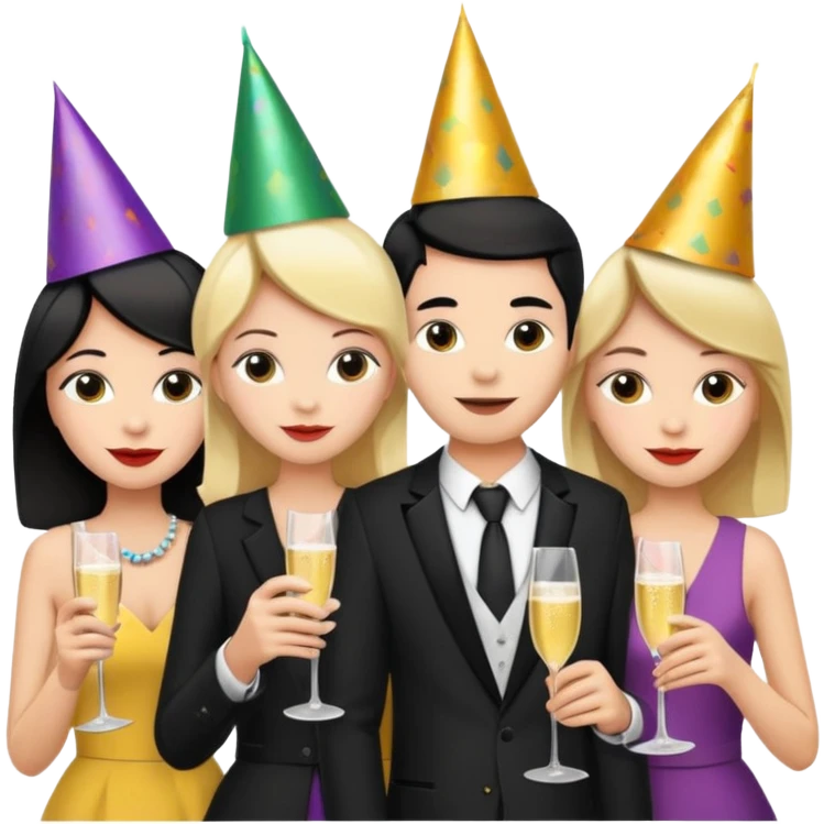 New Year's Day in US
 emoji