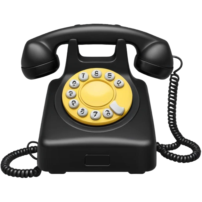 Phone hotline phone emoji