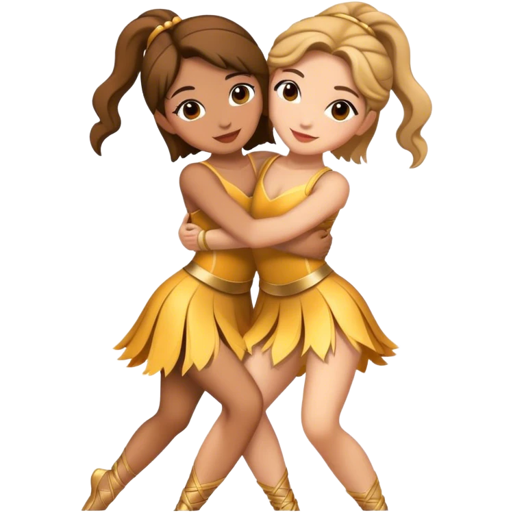 обійми танцюристок emoji