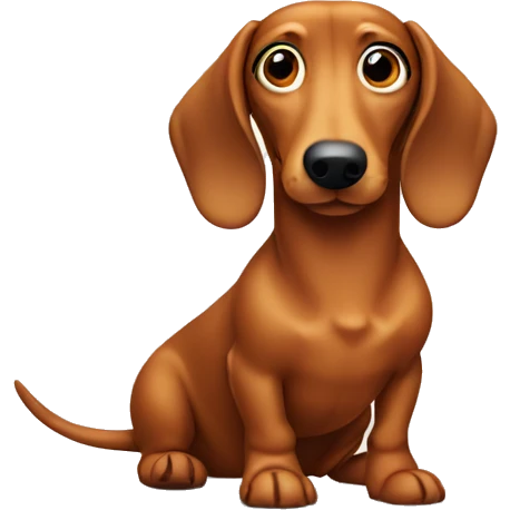 Wiener dog emoji