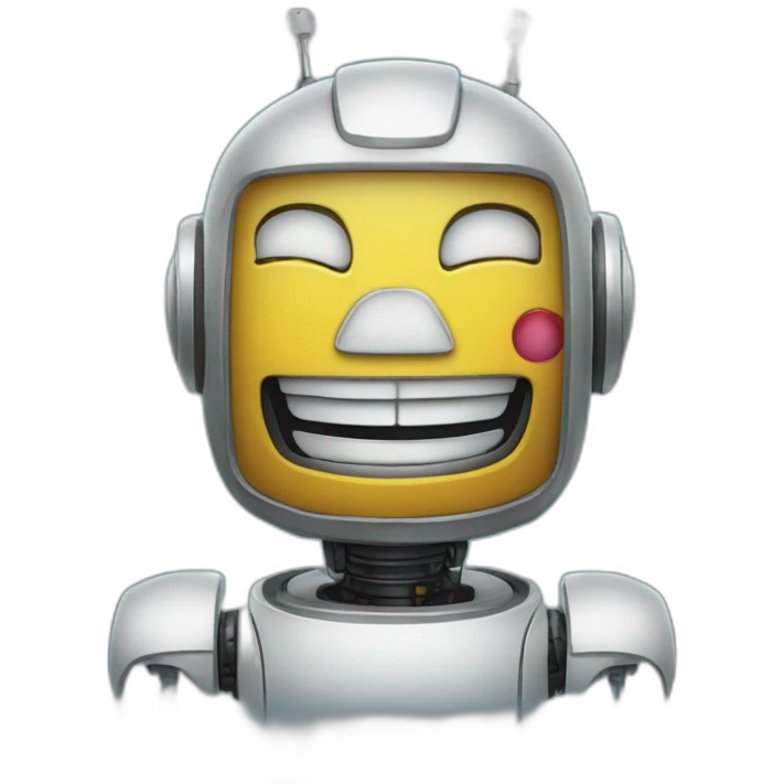 robot sonriendo emoji