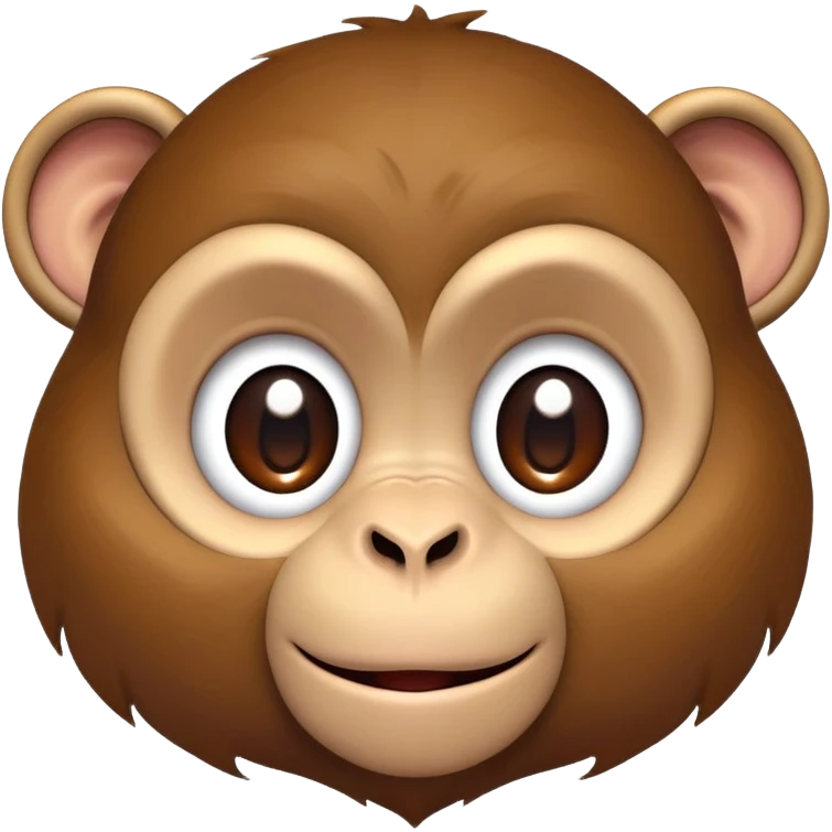 Monkey face, playful and cute emoji