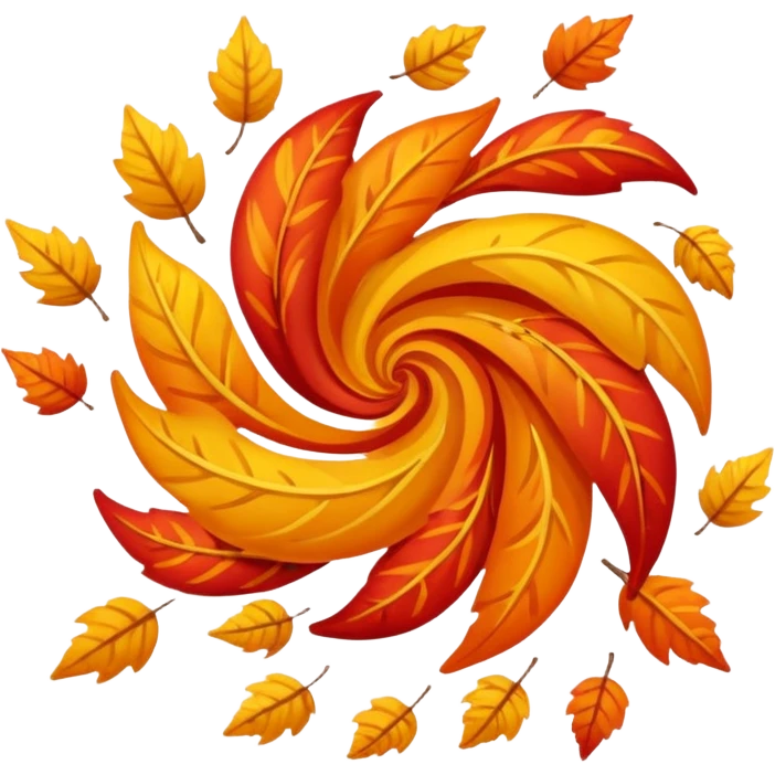 Wind Blowing Leaves emoji