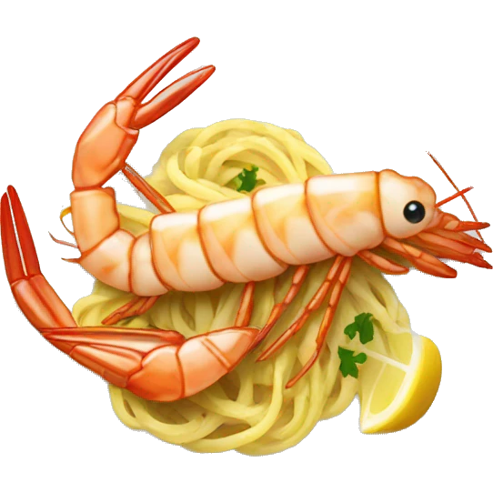 shrimp scampi emoji