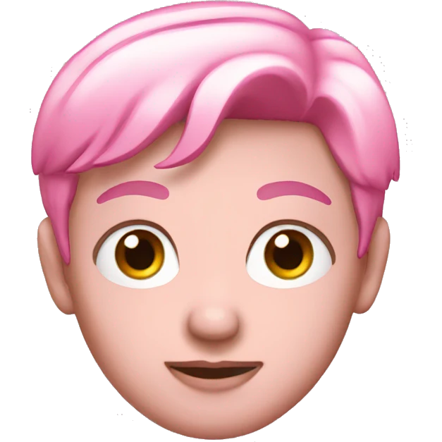 Pink  emoji