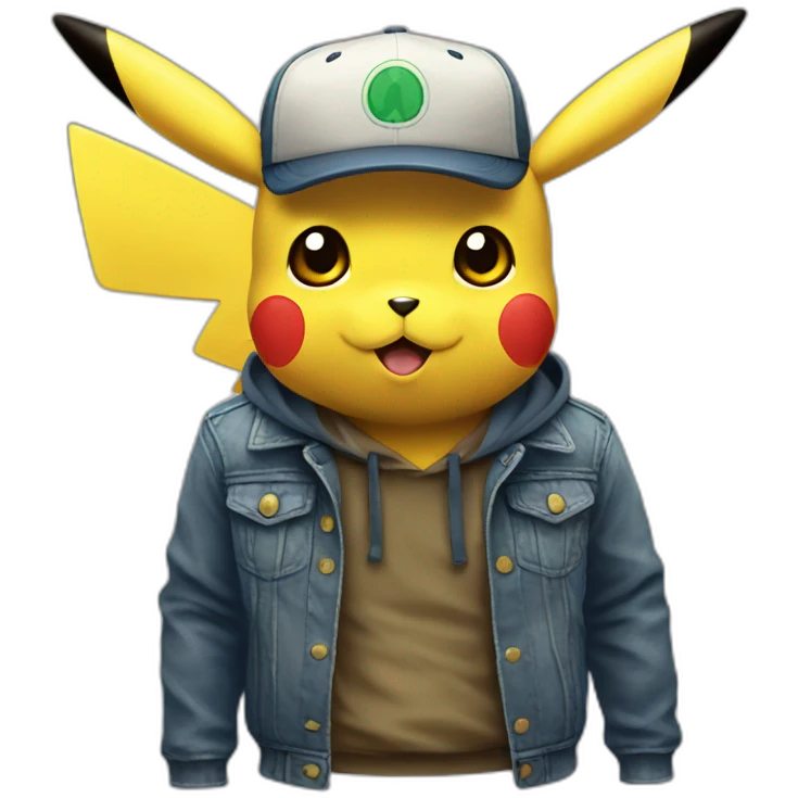 pikachu enervé emoji