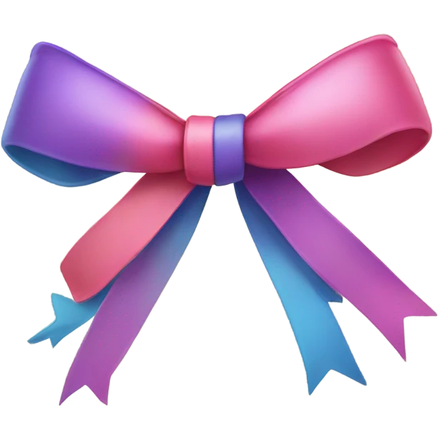 Cute bow emoji