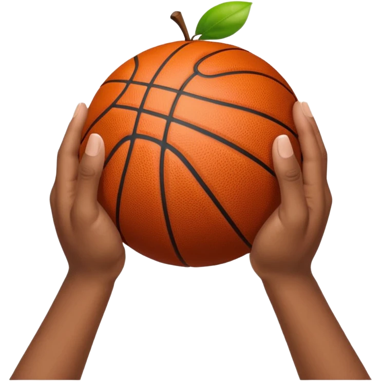 A 3D Apple-style emoji showing two human hands making a basketball “time-out” gesture — one hand held vertically and the other horizontally forming a “T” shape. Only hands visible, cheerful and clear design, white background, soft shadows, realistic skin tone and glossy Apple emoji finish emoji