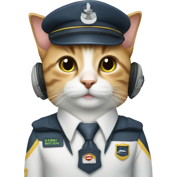 Pilot cat emoji