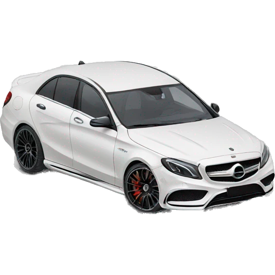White car brabus emoji