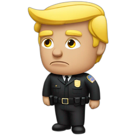 donald-trump-arrested emoji
