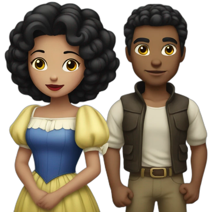 rebel and Snow White emoji