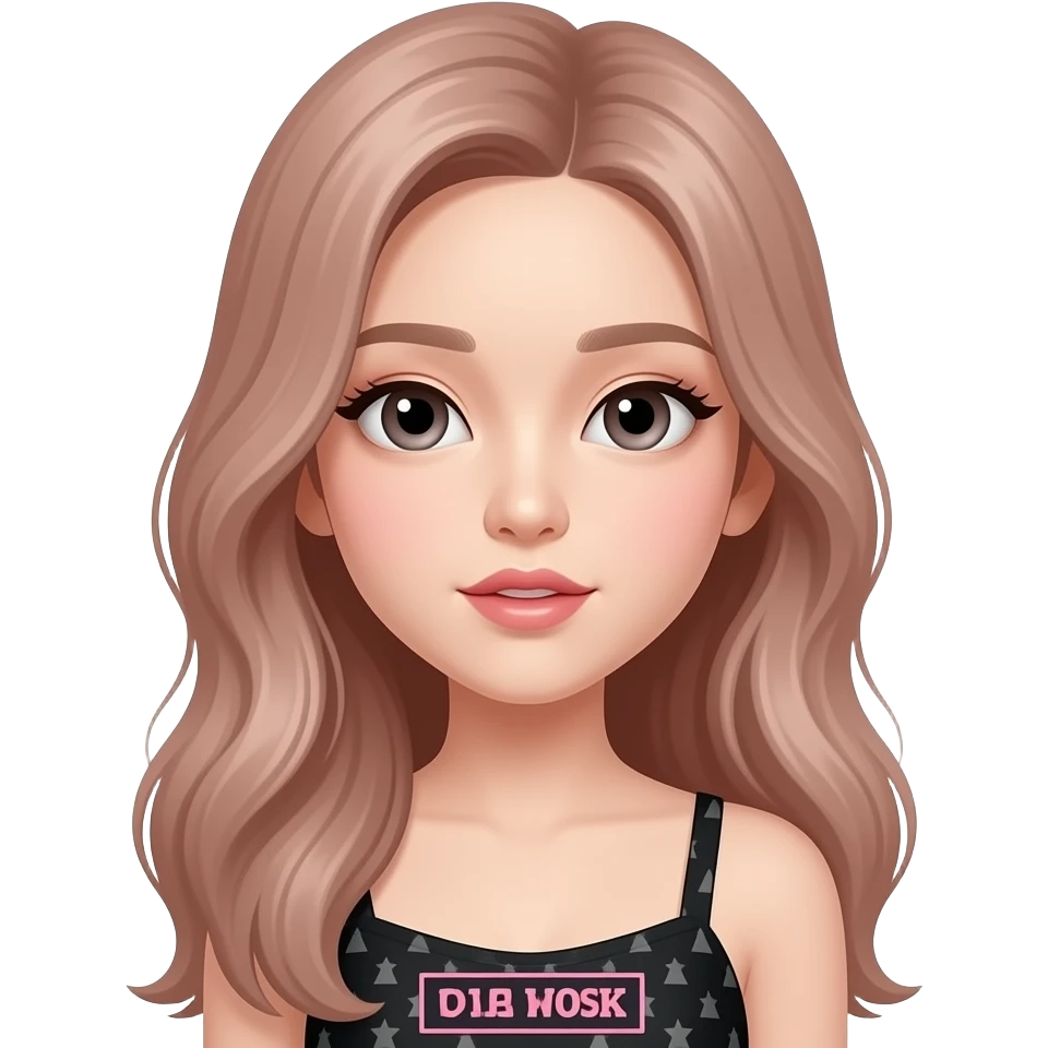 blackpink rose k pop emoji