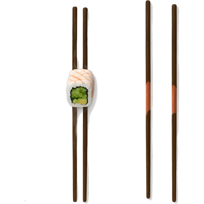 sushi chopsticks emoji