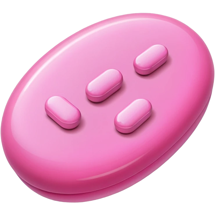 3 pink pills  emoji