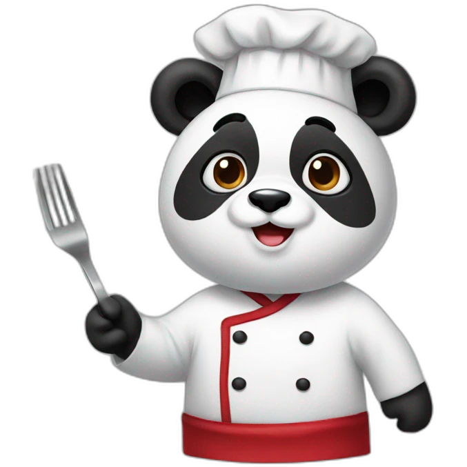 panda is chef emoji