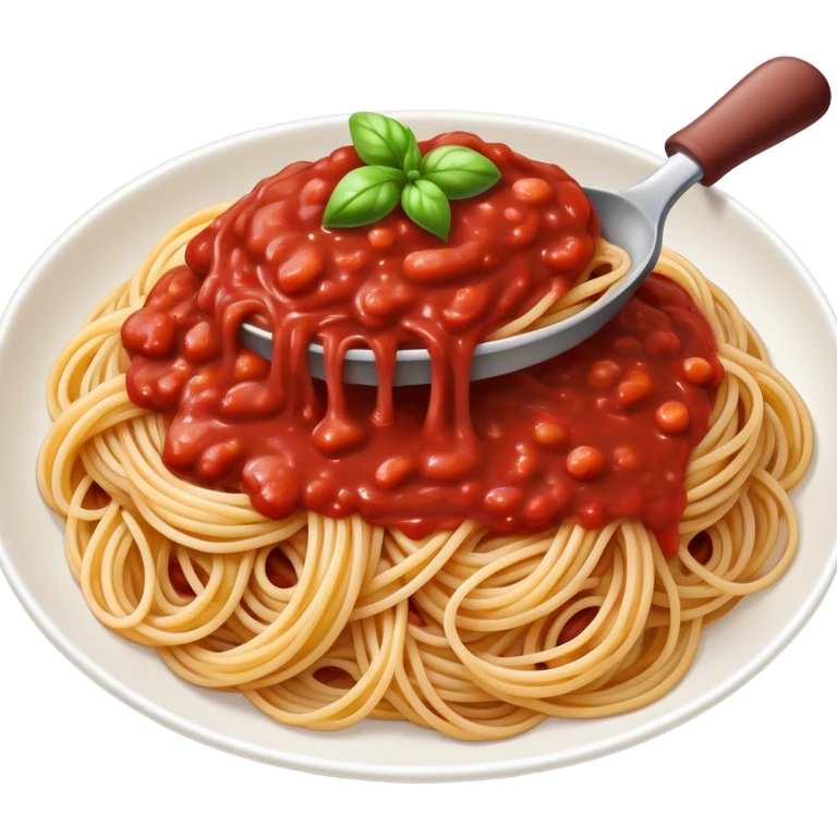 spaghetti burgundy emoji