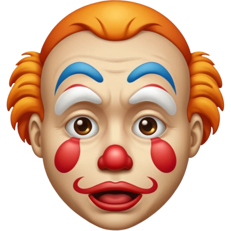 clown face crying emoji emoji