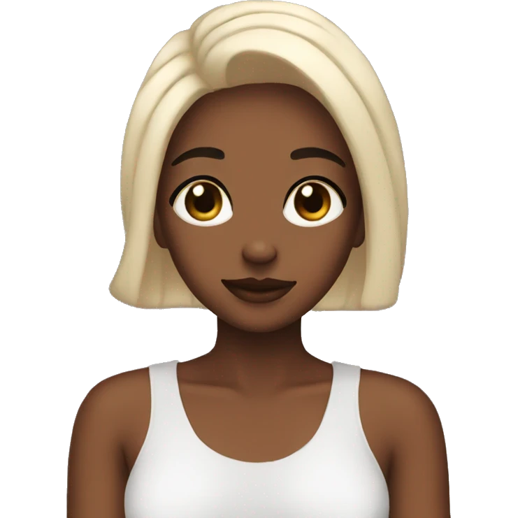 aesthetic girl with skincare  emoji