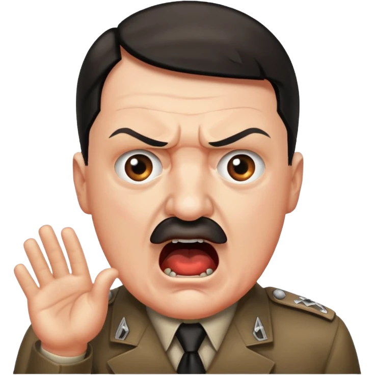 Hitler shouting 271 emoji