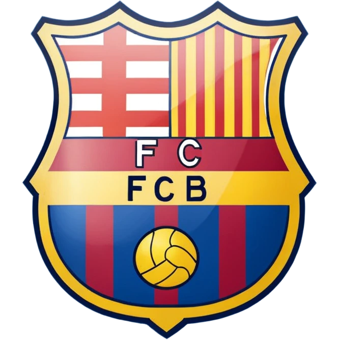 I want the FC Barcelona logo. emoji