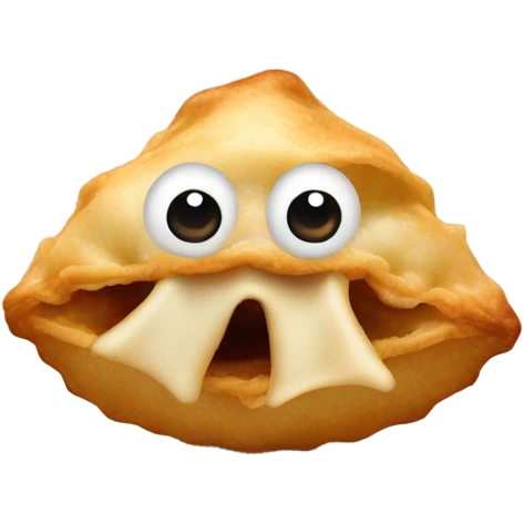 Crab Rangoon playing saxophone  emoji