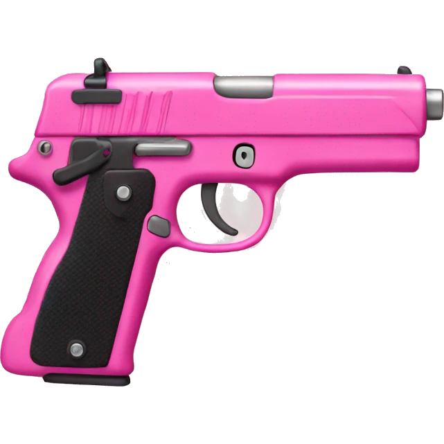 pink gun emoji