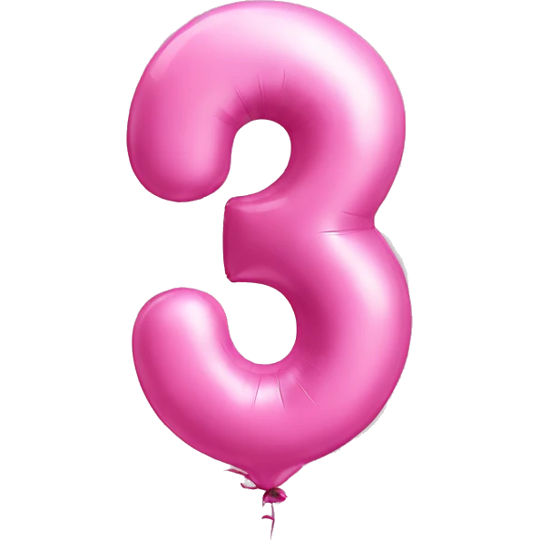 pink-balloon-shaped-like-number-6 emoji