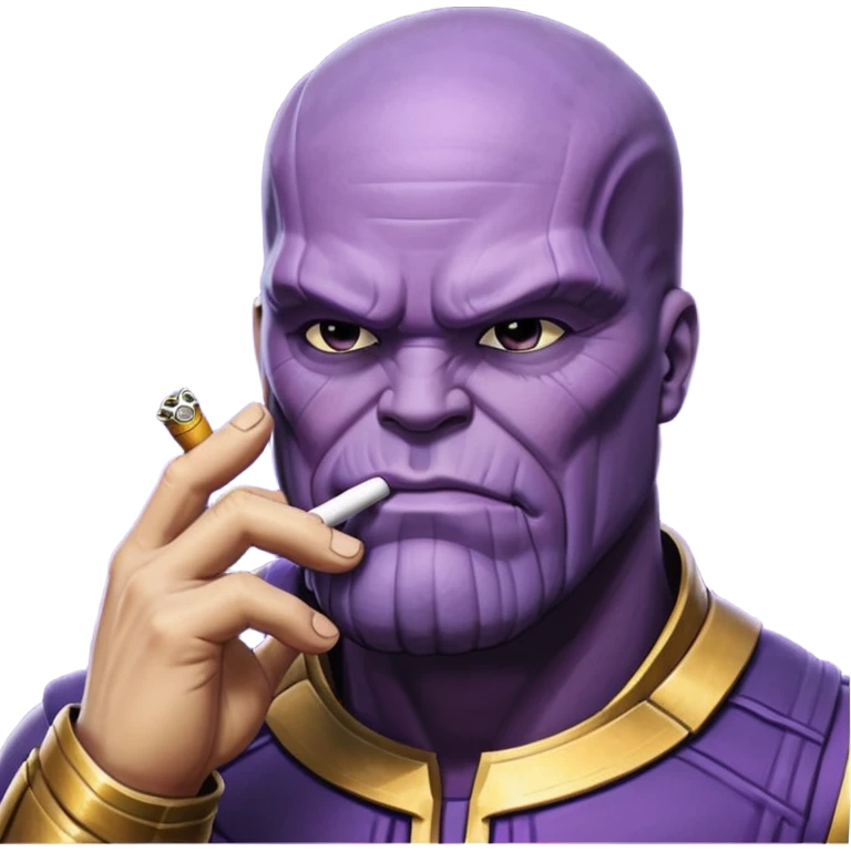Thanos smoking emoji