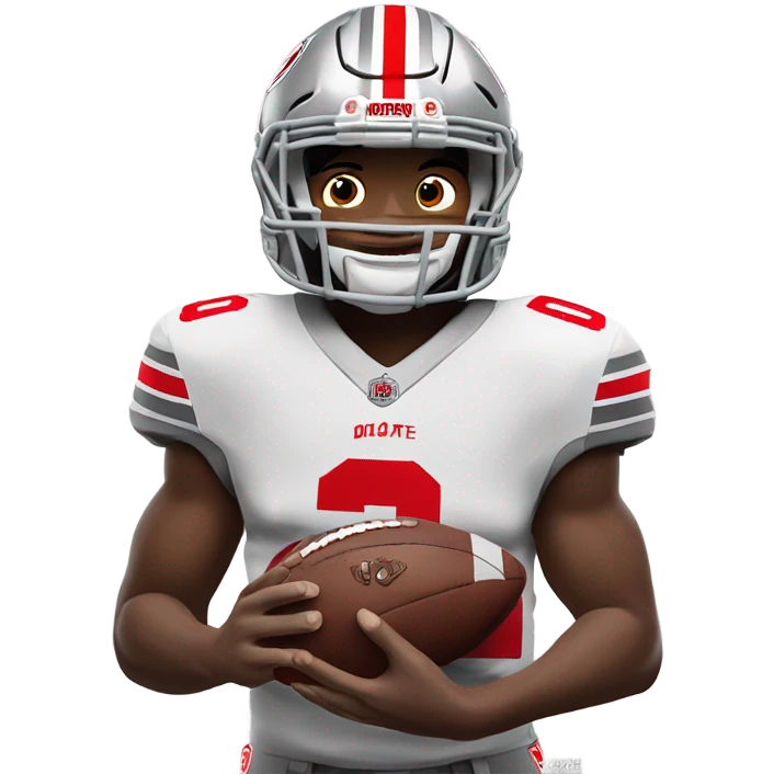 Ohio state football player emoji