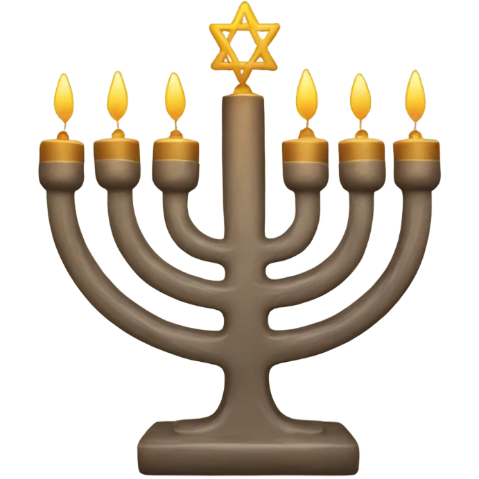 Big menorah  emoji
