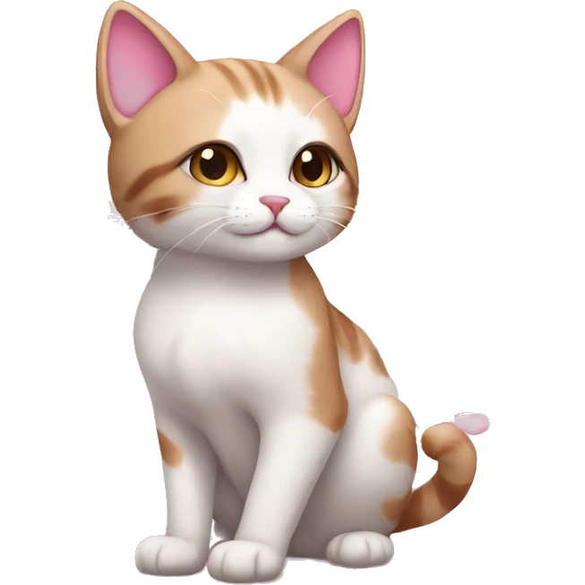 Cherry blossom cat emoji