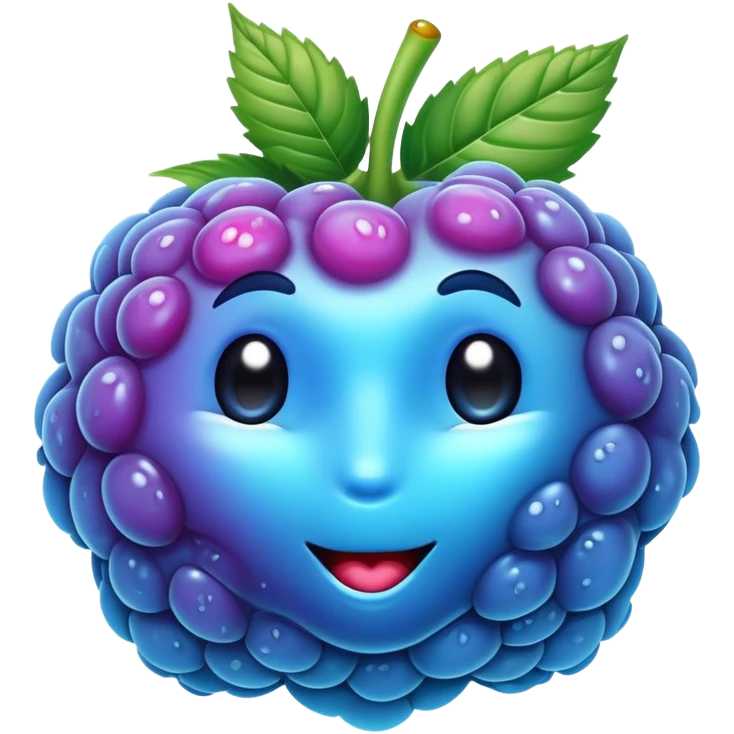 Blue Raspberry  emoji