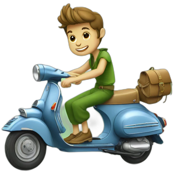 vespa peter pan emoji