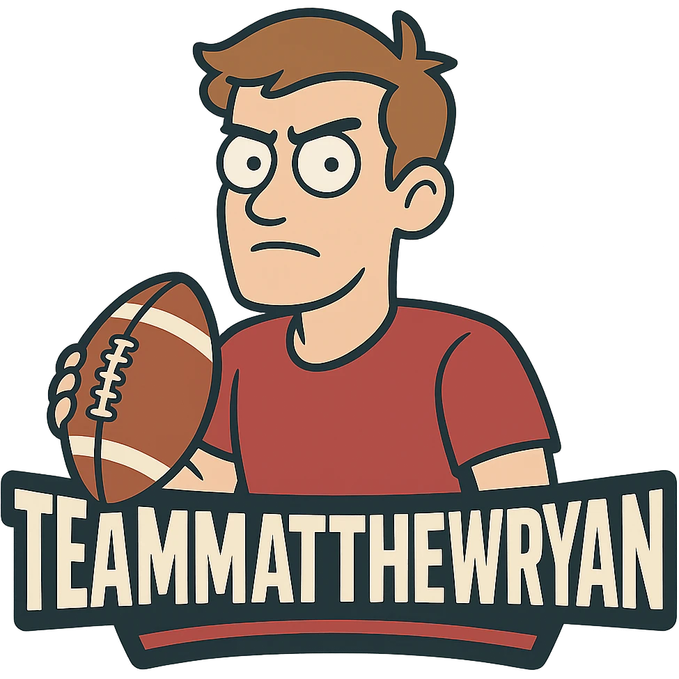 TeamMatthewRyan as a bold sports team logo in flat toon style emoji
