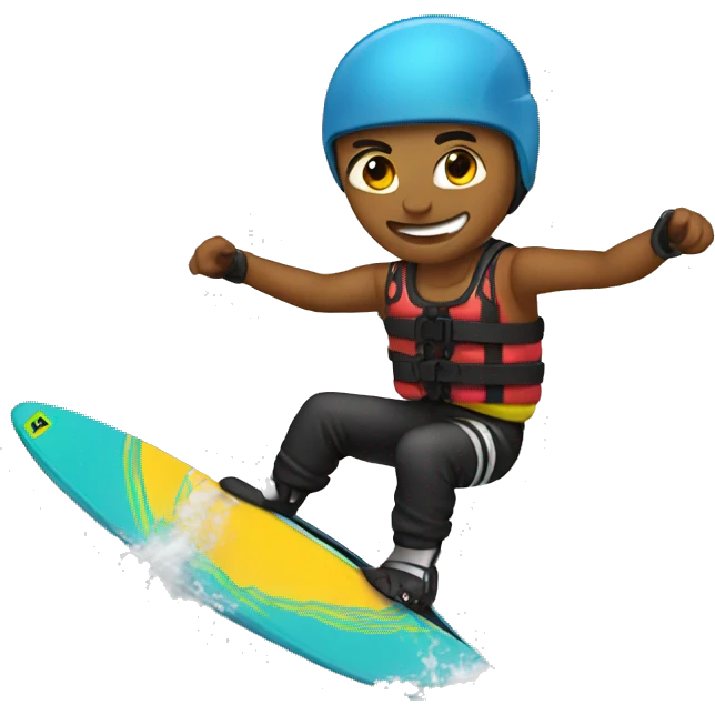 Wakeboarder emoji
