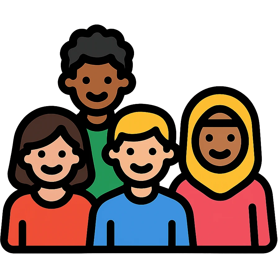 diverse group of people emoji