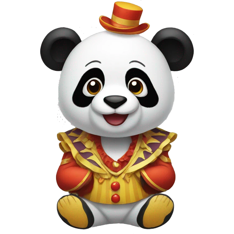 Panda payaso enano  emoji