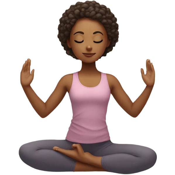 Yoga girl emoji