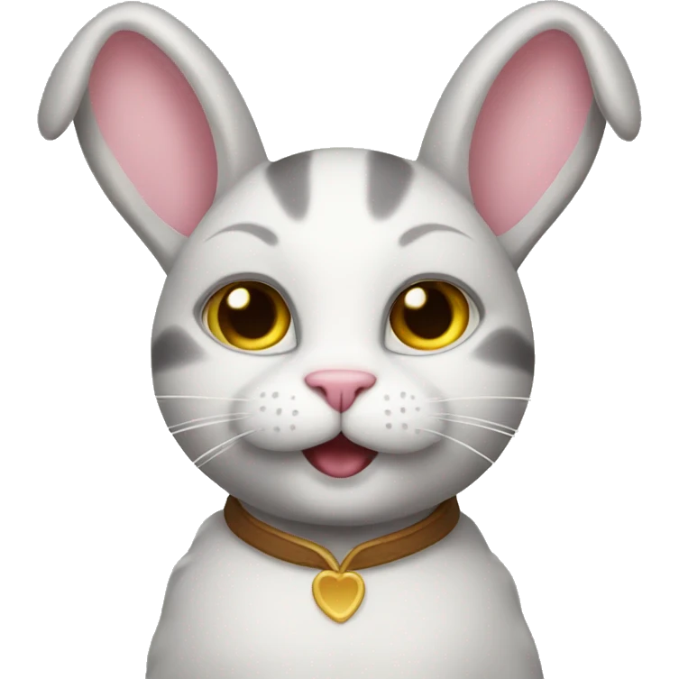 Cat bunny emoji