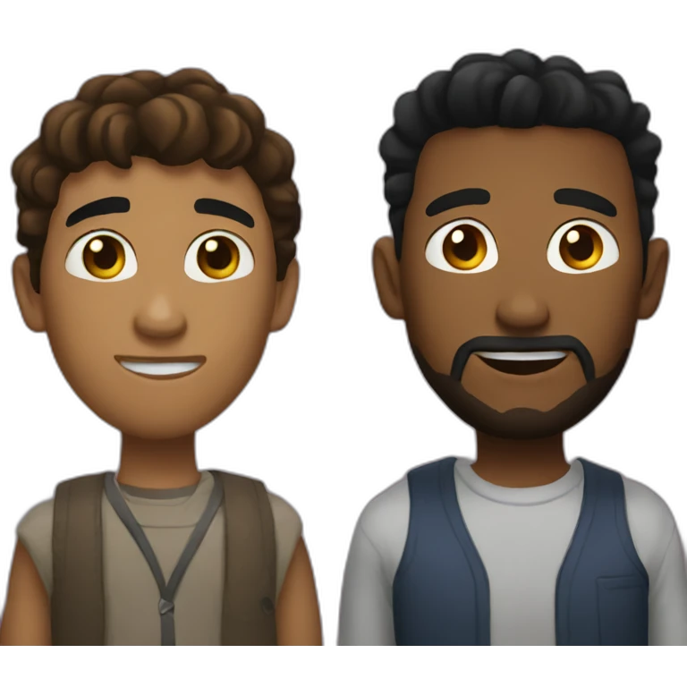 Lights and Chandler  emoji