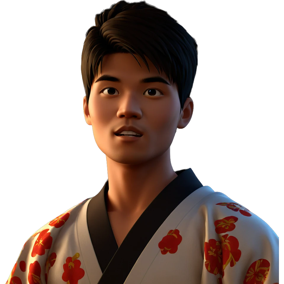 japanese boy in kimono emoji